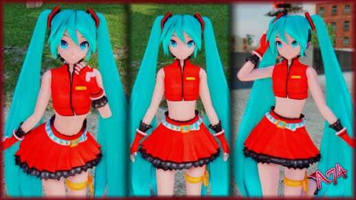 PDFT Hatsune Miku Meiko Style + Animated Face 