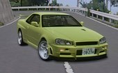 InitialD 4th Stage Hoshino Kozo Nissan Skyline BNR34