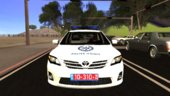 Toyota Corolla 2013 Israeli Police car + Template