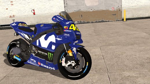 Yamaha YZR M1 2018 (fixed black cleo) for mobile