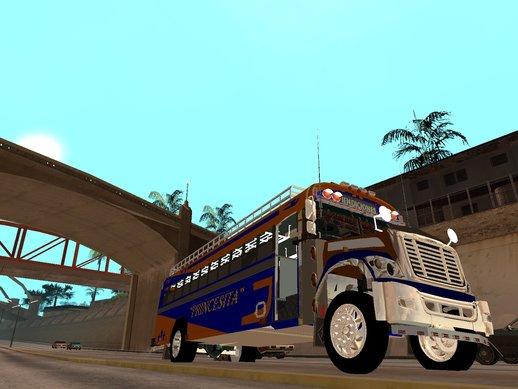 Bus Guatemalteco Blue Bird Freighliner