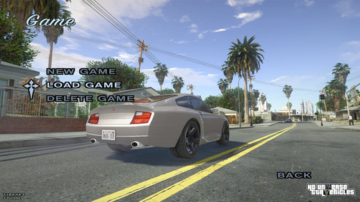 Menu HD Universe GTA Vehicles style  + Interface sounds from GTAIV&V 