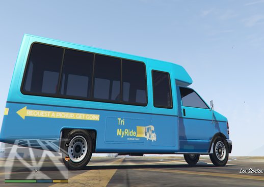 Real CA transit system liveries for Rental Shuttle Bus