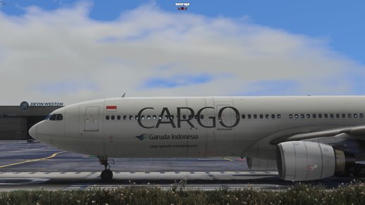 Livery Cargo GTA V Garuda Indonesia