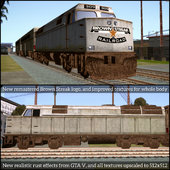 New HD Textures for Brown Streak Train