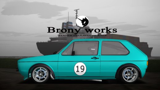 VW MK1 Brony Works Race Car