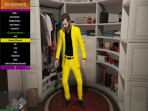 Michael Yellow Suit & Trousers