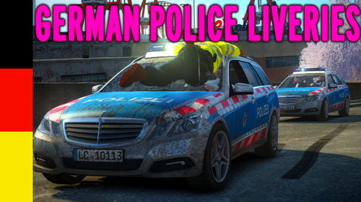 Deutsches POLIZEI Pack |German Police Pack| Porsche/Mercedes/Audi