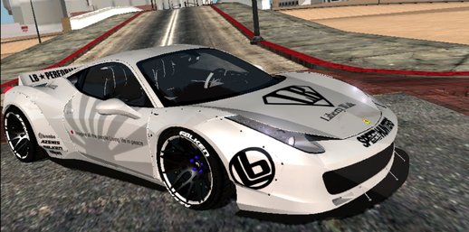 LB Ferrari 458 Italia (Remake) for mobile