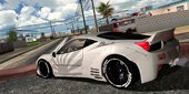 LB Ferrari 458 Italia (Remake) for mobile