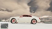 Rolls Royce - Wraith 19 Red N White N Black custom Texture