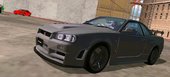 Nissan Skyline GTR R34 Nismo Z-Tune (SA lights) for mobile