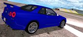 Nissan Skyline GTR R34 V-Spec II Nur (SA lights) for mobile