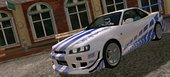 C-West Nissan Skyline GTR R34 (2Fast 2Furious)(SA lights) for mobile