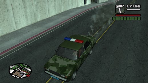 VAZ 2107 + 4 Paintjobs