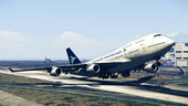 Livery Garuda Indonesia Boeing 747-400 PK-GSG ( Blue Old Livery )