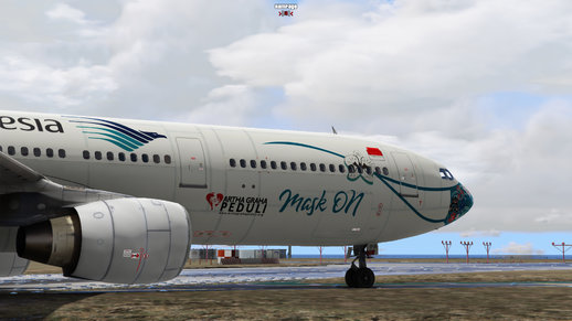 LIVERY PK GHD GARUDA INDONESIA VINTAGE LIVERY RETRO SPESIAL EDITION