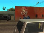 Sayori Graffiti Wall