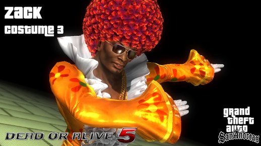 Dead Or Alive 5 - Zack (Costume 3)