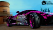 Koenigsegg Itasha Hatsune Kashiwazaki of Princess Connect Re Dive Regera