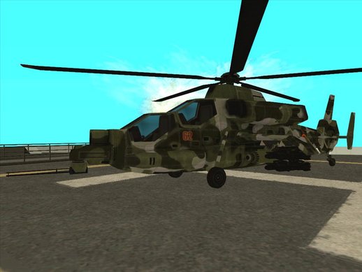 Warsong Attack Helicopter (CAIC Z-10 and Agusta A129 Mangusta) from Mercenaries 2: World in Flames