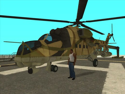 Anaconda (Mil Mi-35) with anti-tank configuration from Mercenaries 2: World in Flames