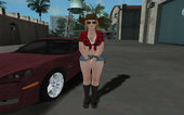 DOA Tina Armstrong Vegas Cow Girl Outfit Country