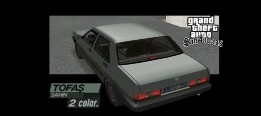 Tofaş Şahin - GTA SA style + 2color