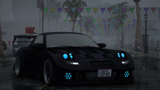 Mazda RX7 Abflug Anubis