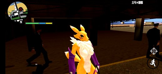 Renamon Furry Skin for GTA SA Mobile