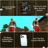 The New iPhone 13 Pro Cellphone Skin for GTA San Andreas