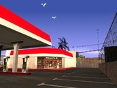 Esso Gas Pump With Boutique And Best Drive Automotive Shop