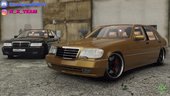 1992 Mercedes-Benz W140 S600 AMG [Add-On / FiveM / Animated / Extras]