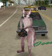 Wolf / Fox / Folf Anthro Furry Player Model Skin