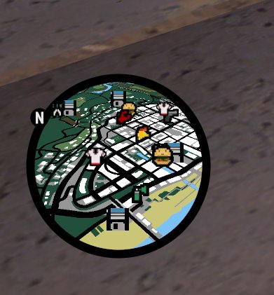 GTA San Andreas Original Map Icons