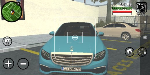 Mercedes Benz E Class 2016 Romania Plates for Mobile