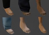 GTA SA Barefeet Skin Pack 5