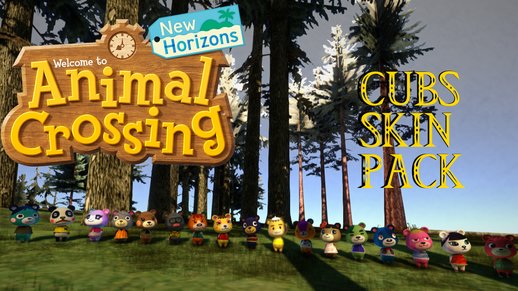 Animal Crossing Cubs Skin Pack