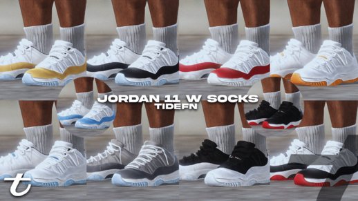 Air Jordan 11 Low w/ Socks for MP Male