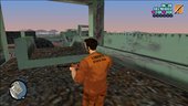 GTA Vice City Claude Prison Skin Mod