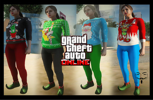 GTA Online Christmas Skin Female 2021