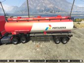 Indonesia Pertamina Gas Fuel Tank Trailer + Truck