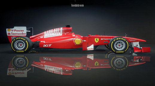 Ferrari F10 2010 Livery for 2011 FORMULA A F1