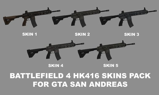 Battlefield 4 HK416 Skins Pack