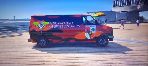 Mobil Pemuda Pancasila Vans