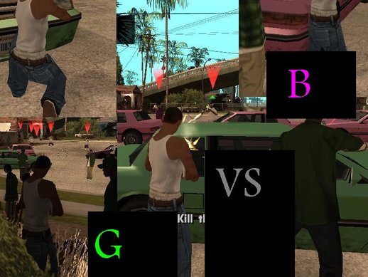 Grove Street vs Ballas 2 (DYOM)