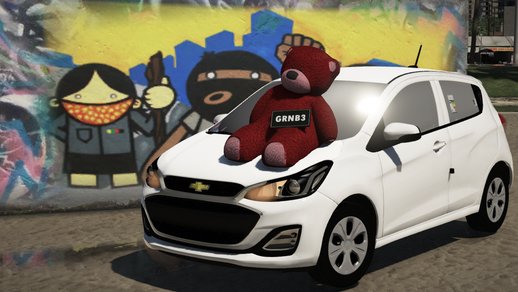 Chevrolet Spark LS 2021 [ Replace - Unlock ] Hubcaps + Iron Rims 3d