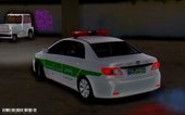 Toyota Corolla 2013 Police Naja