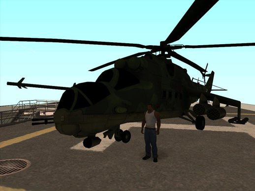 Mi-24P from Wargame: Red Dragon