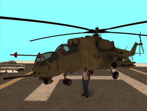 Mil Mi-35 (with Desert camouflage) from Apache: Air Assault